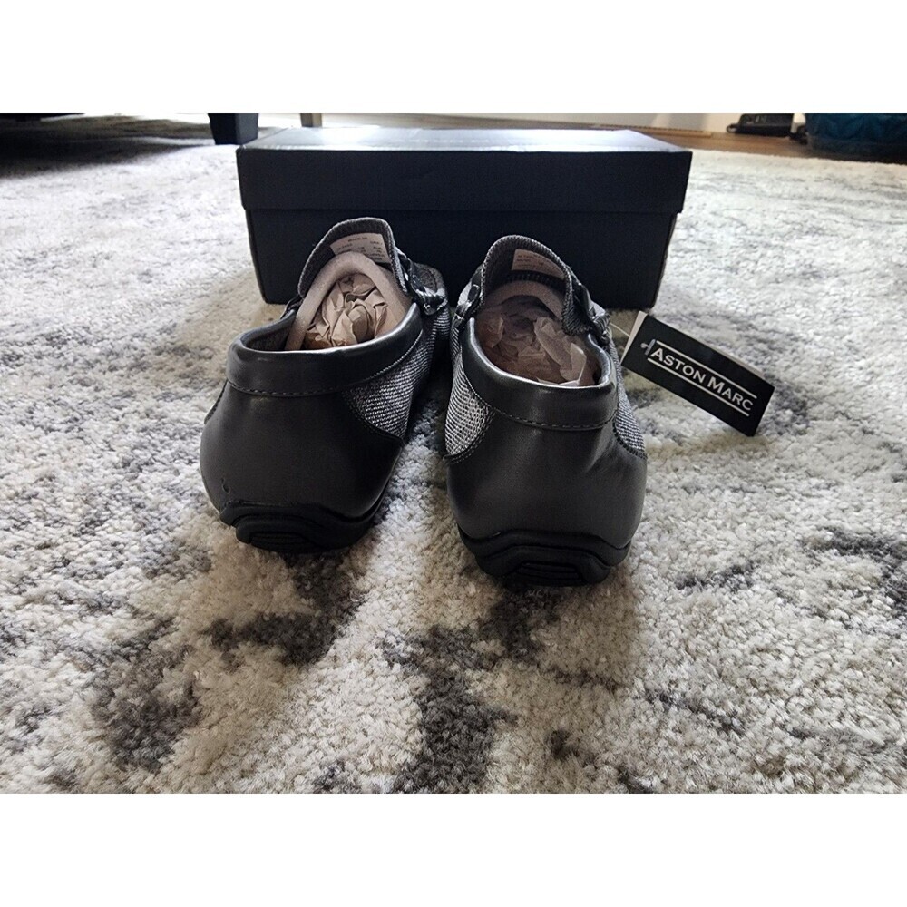 NEW Aston Marc Walk 02 Men's Shoe Size 13 M Grey Breathable Mesh Slip On Loafers - Picture 5 of 10
